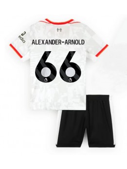 Liverpool Alexander-Arnold #66 Ausweichtrikot für Kinder 2024-25 Kurzarm (+ Kurze Hosen)